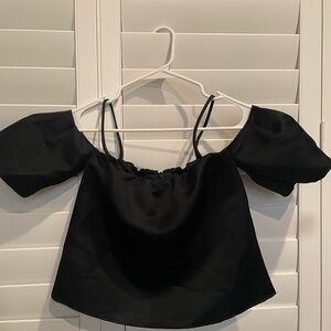 Talula Black Off-Shoulder Blouse